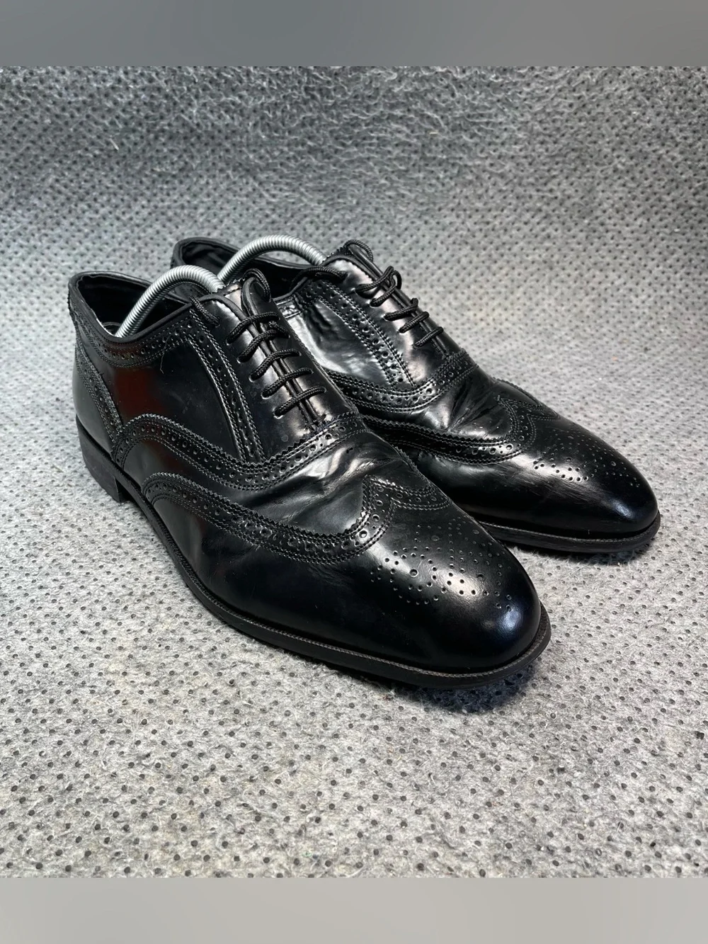Florsheim Lexington Wingtip Oxford Black Dress Shoes Size 11 Men’s